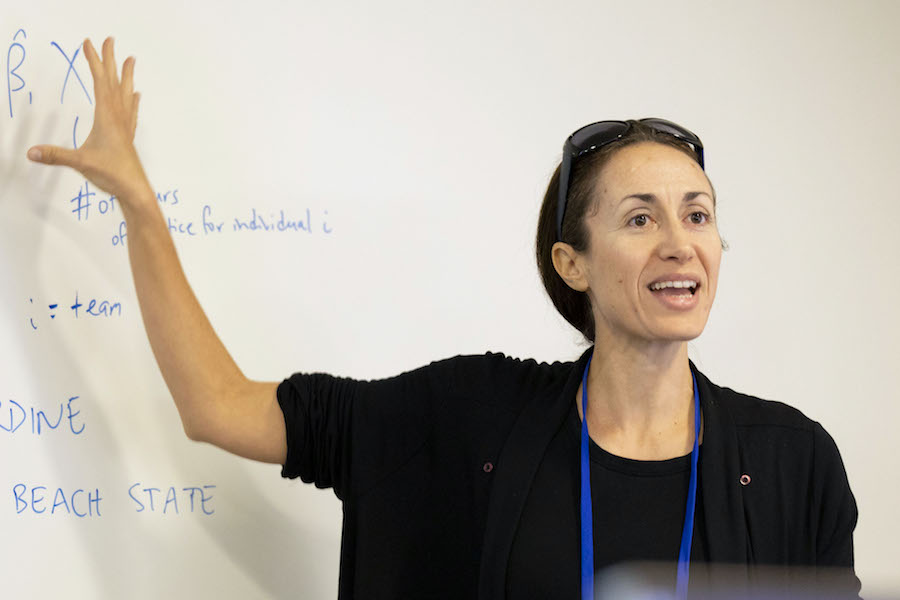 Inas Kelly teaching