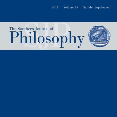 blue journal cover for southern journal of philosophy
